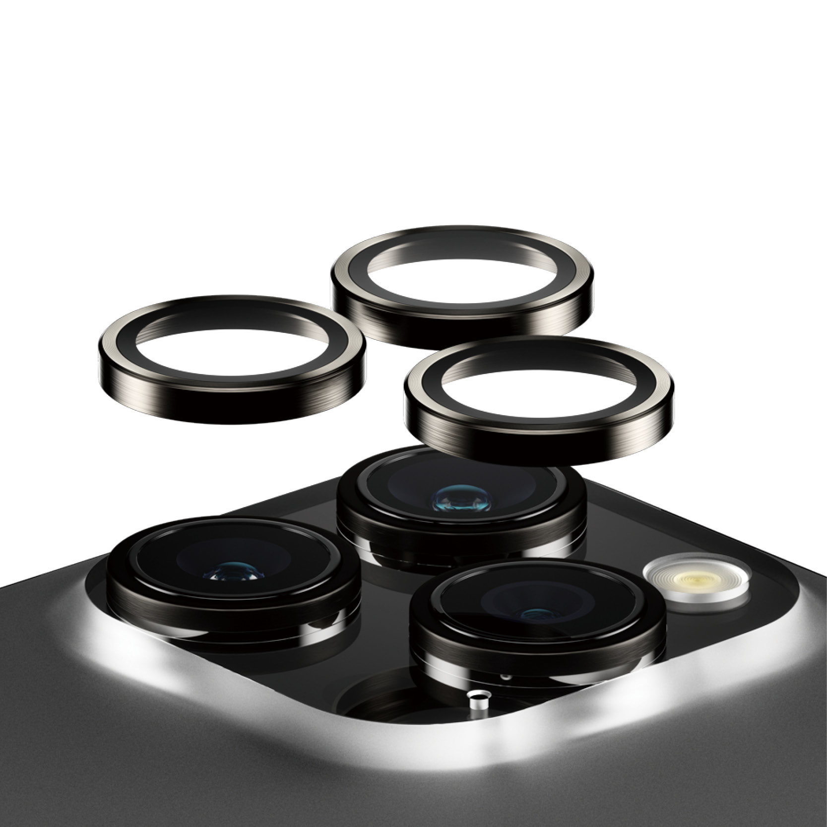 Image of PanzerGlass ® Hoops Camera Lens Protector iPhone 15 Pro | 15...