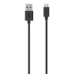 Belkin Micro-USB to USB ChargeSync USB cable 3 m USB 2.0 USB A Micro-USB B Black