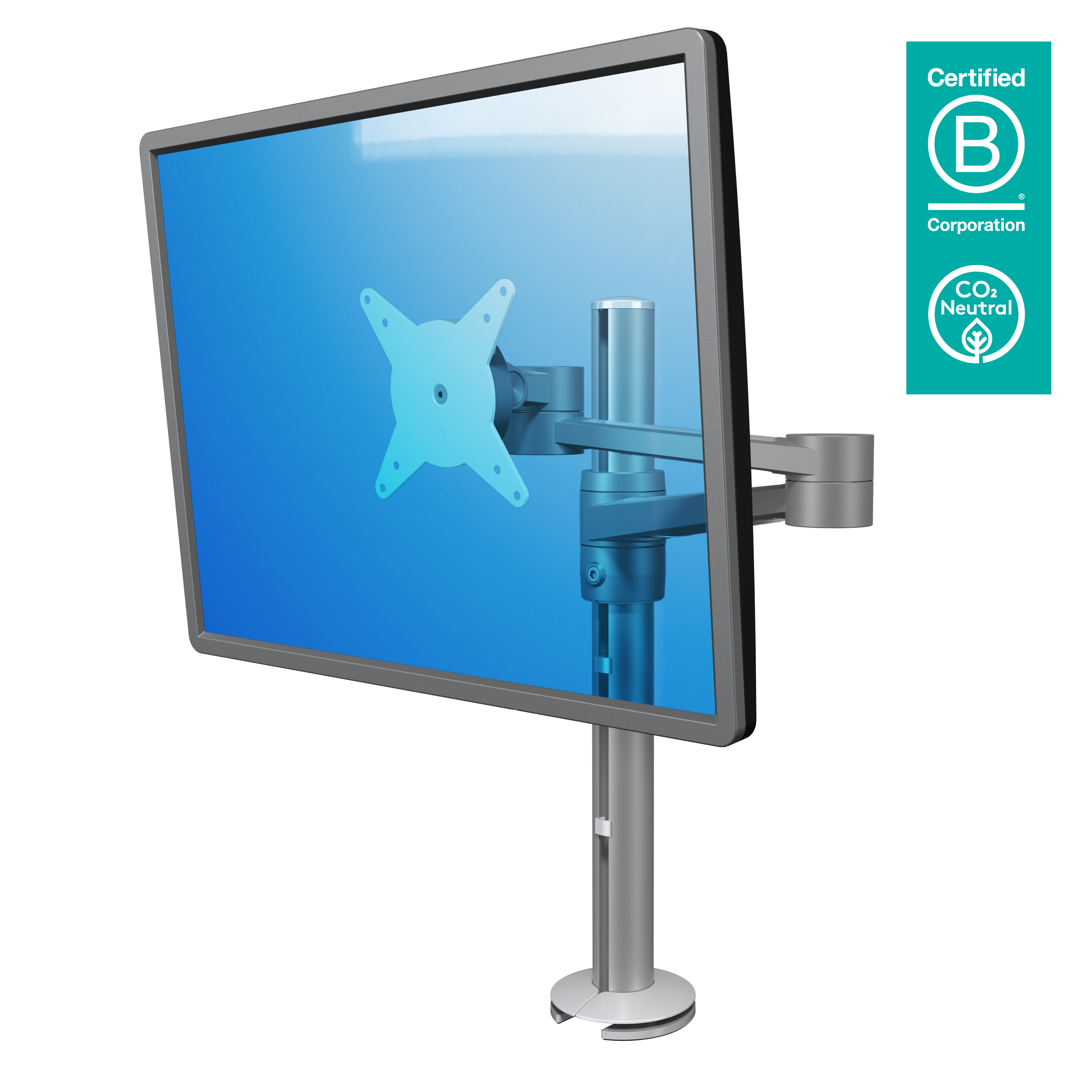 Image of Dataflex Viewlite monitor arm - desk 122