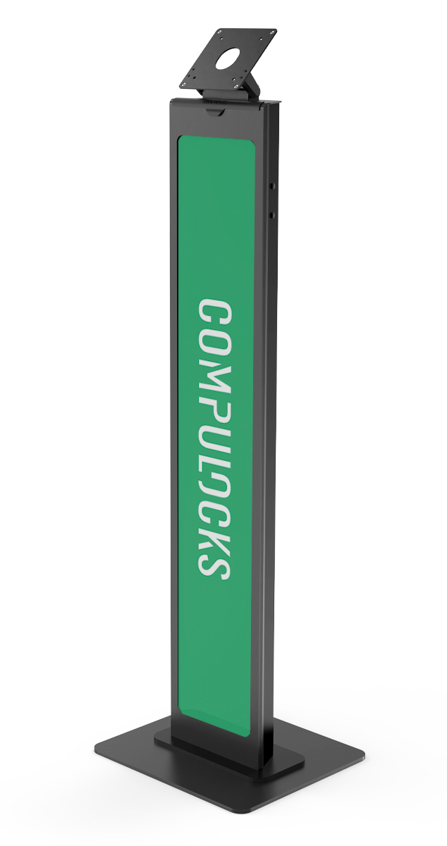 Compulocks Black Vesa Brandable Floor Stand