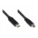 Alcasa 3310-CM050 USB-kabel USB 2.0 5 m USB C Mini-USB B