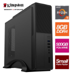 TARGET AMD Ryzen 5 4600G 6 Core 12 Threads 3.70GHz (4.20GHz Boost) 8GB Kingston DDR4 RAM, 500GB Kingston NVMe, with DVDRW & Wi-Fi - Small Form Factor Case - Pre-Built System