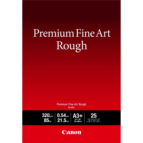 Canon FA-RG1 Premium Fine Art Rough Paper, A3 Plus, 25 sheets