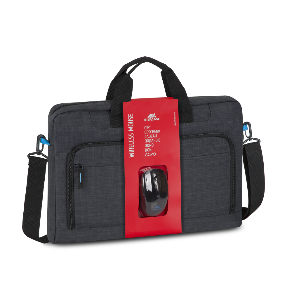 Rivacase Regent 8058 notebook case 43.9 cm (17.3") Messenger case