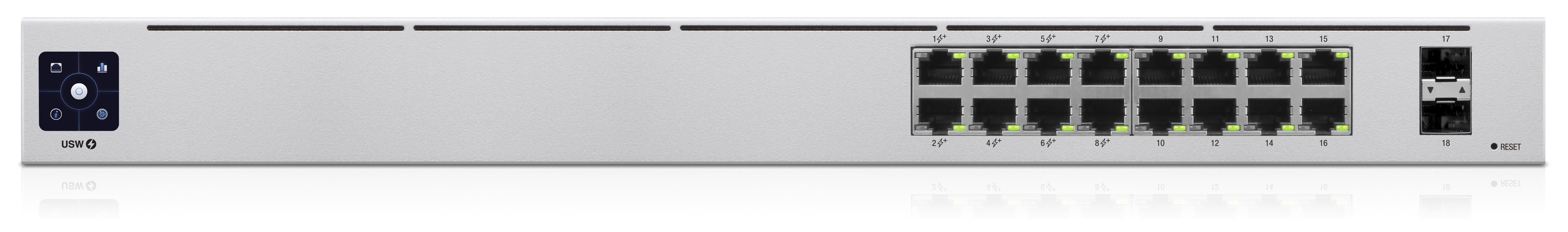 Image of Ubiquiti UniFi 16-Port PoE Managed L2/L3 Gigabit Ethernet...