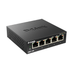 D-LINK | DGS-105 | 5 Port Gigabit Desktop Switch (Metal Housing)