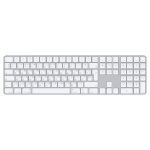 Apple Magic keyboard Universal USB + Bluetooth QWERTY Ukrainian Aluminium, White