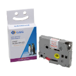 G&G 15554 labelprinter-tape Rood op wit TZ/TZe