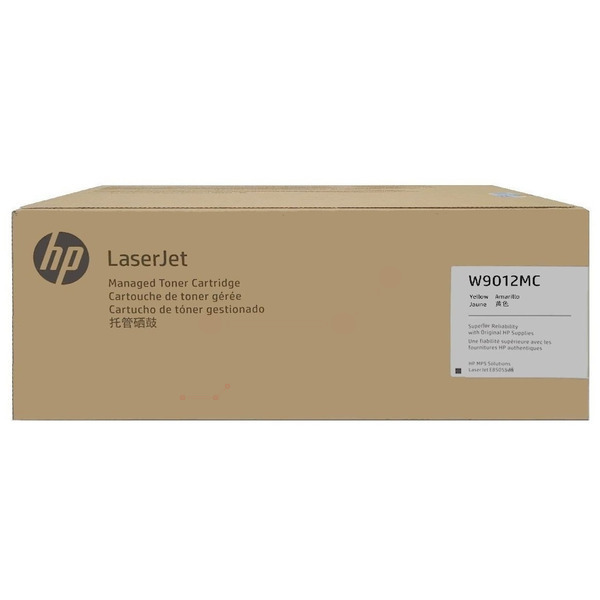 Image of HP W9012MC Toner-kit yellow Contract. 35K pages ISO/IEC 19798 for HP M
