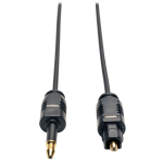 Tripp Lite Toslink - Mini Toslink, m-m, 2m audio cable 78.7" (2 m) Mini-TOSLINK Black