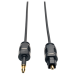 Tripp Lite A104-02M audio cable 78.7" (2 m) TOSLINK Mini-TOSLINK Black