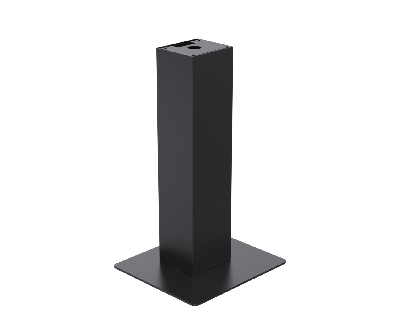 Image of Ergonomic Solutions SpacePole Kiosk & Signage Kiosk freestanding...