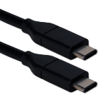 QVS 2-METER USB-C TO USB-C 3.2 10GB USB cable 78.7" (2 m) USB 3.2 Gen 2 (3.1 Gen 2) USB C Black