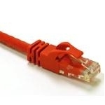 C2G 0.5m Cat6 Snagless CrossOver UTP Patch Cable networking cable Red