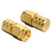 DeLOCK 88712 cambiador de género para cable SMA Oro