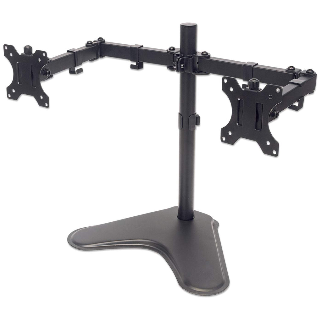 Image of Manhattan TV & Monitor Mount, Desk, Double-Link Arms, 2 screens,...
