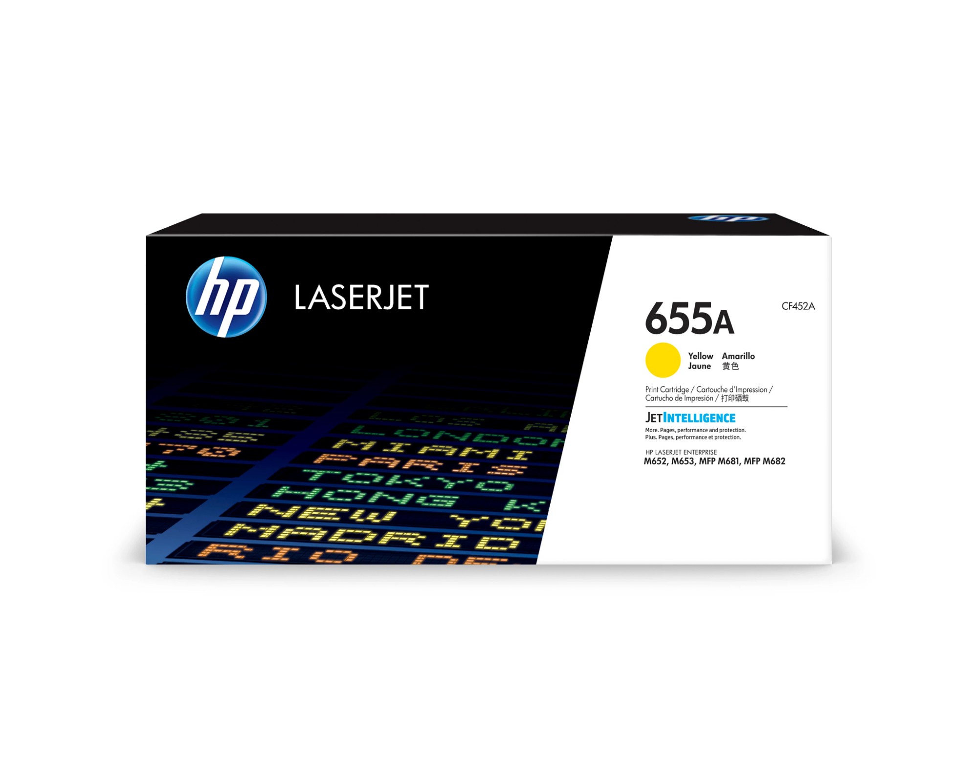 HP CF452A/655A Toner cartridge yellow, 10.5K pages ISO/IEC 19752 for HP LaserJet M 652/681