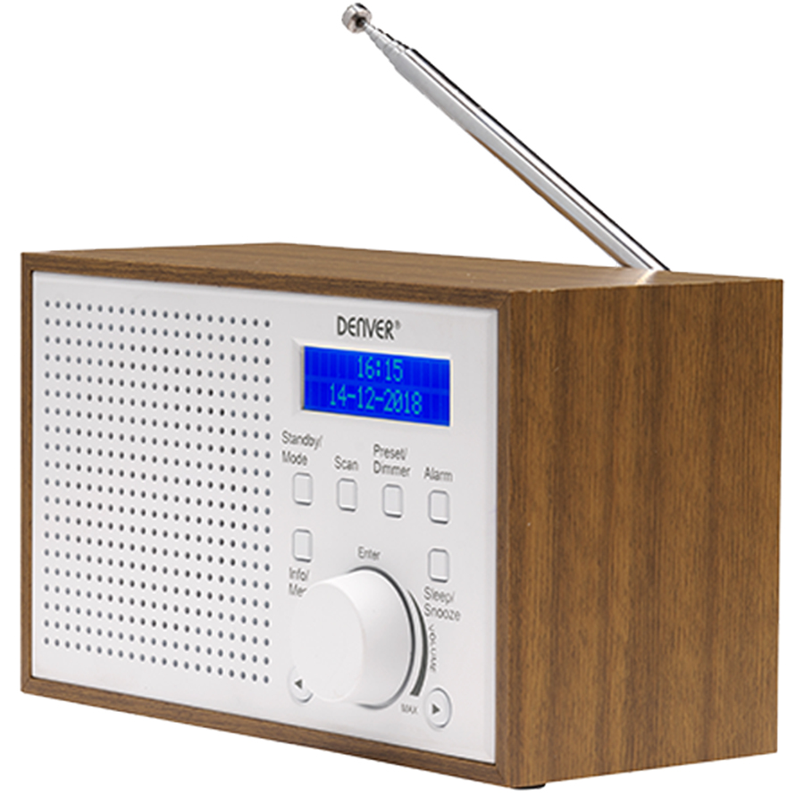 Image of Inter Sales Denver DAB-46WHITE - Internet - Analog & digital -...