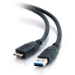 C2G 1m USB 3.0 A Male to Micro B Male Cable USB cable 39.4" (1 m) USB A Micro-USB B Black
