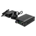 AddOn Networks ADD-GMC-LX-LC-UK network media converter 1000 Mbit/s 1310 nm Single-mode Black