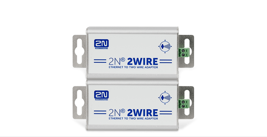 2N 2WIRE-SET OF 2 ADAPTORS signal converter Aluminium. Metallic