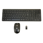 HP 697352-031 keyboard Mouse included RF Wireless QWERTY UK English Black