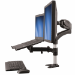 StarTech.com ARMUNONB monitor mount / stand 27" Aluminum, Black Desk