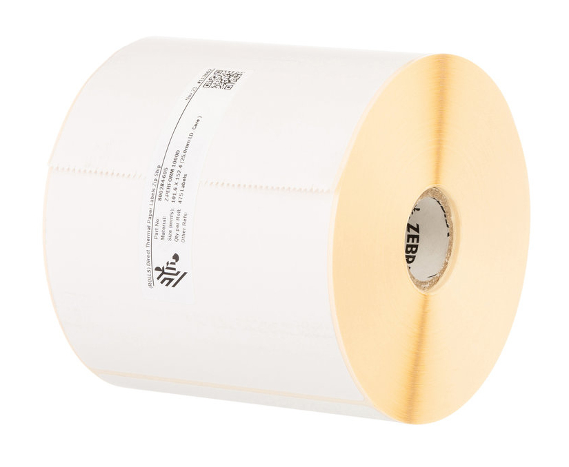 Zebra White Z-Perform 1000D Self-Adhesive Printer Label