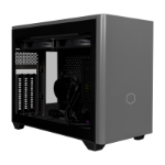 Cooler Master NR200P MAX Case, Black & Grey, Mini-ITX, 2 x USB 3.2 Gen 1 Type-A, Tempered Glass Side Window and Ventilated Steel Side Panel Options, V850 SFX Gold 850W PSU Pre-Installed, 280mm AiO Liquid CPU Cooler Pre-Installed, Designed for High-End ITX