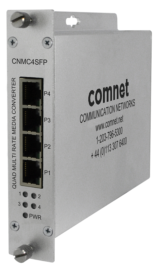 ComNet CNMC4SFP network media converter 1000 Mbit/s Silver