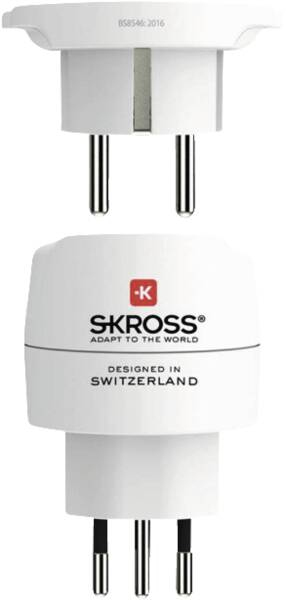 Skross 1.500273C-E power plug adapter White
