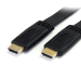 StarTech.com 3 m Flat High Speed HDMI Cable with Ethernet - Ultra HD 4k x 2k HDMI Cable - HDMI to HDMI M/M~10 ft Flat High Speed HDMI Cable with Ethernet - Ultra HD 4k x 2k HDMI Cable - HDMI to HDMI M/M