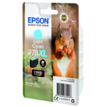 Epson Squirrel Singlepack Light Cyan 378XL Claria Photo HD Ink