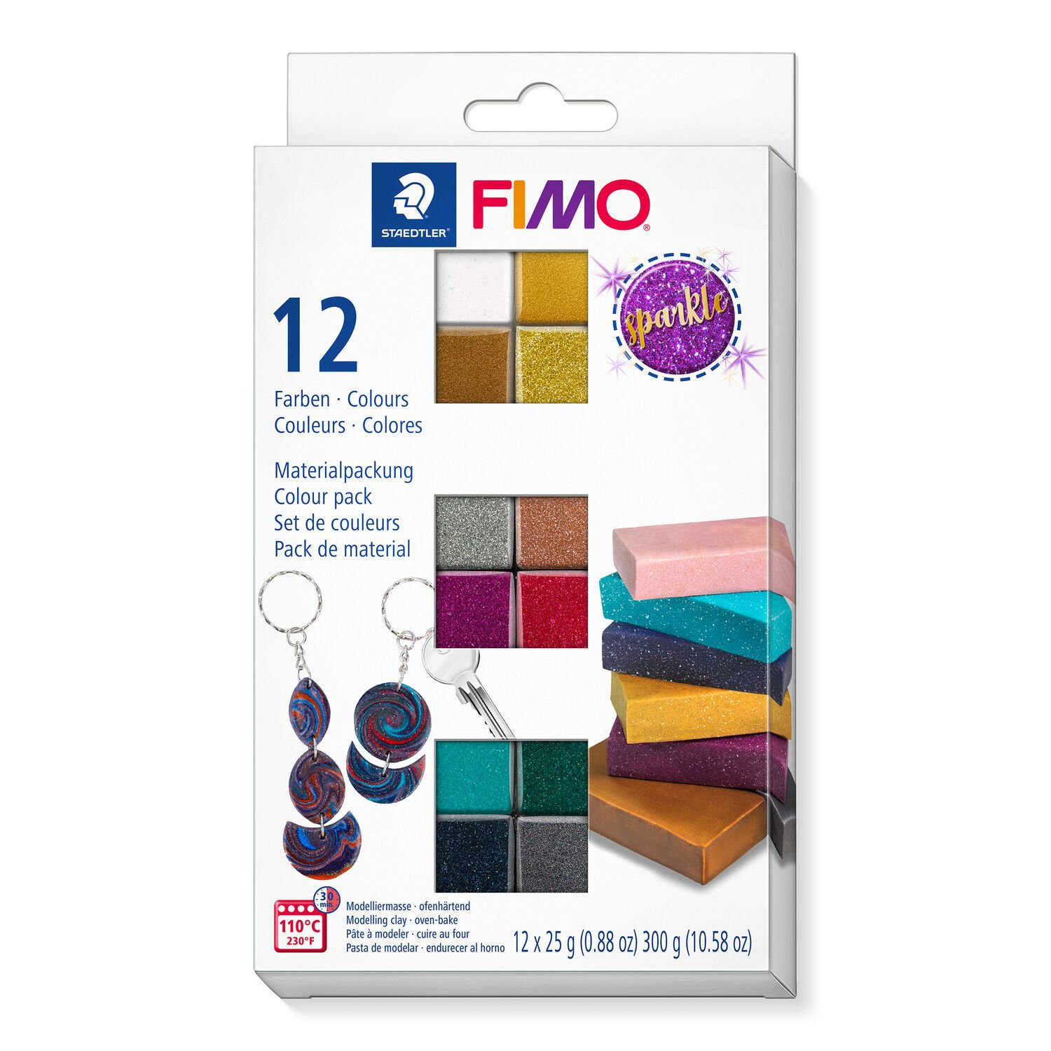 EU Product - Mod.masse Effect Sparkle 12er-Set Glitter retail thumbnail
