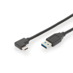Digitus USB Type-C connection cable, Gen2, Type-C 90Â° to A