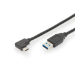 Digitus USB Type-C™ connection cable, Gen2, Type-C™ 90° to A