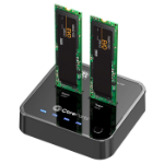 CoreParts MS-CLONER-SATA storage drive docking station USB 3.2 Gen 2 (3.1 Gen 2) Type-C Black