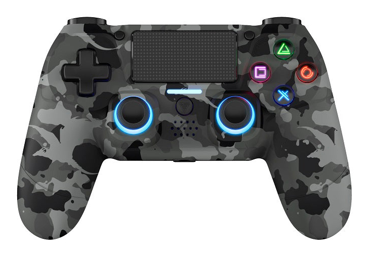Dragonshock Mizar+ Black, Grey, Camouflage Bluetooth Gamepad Analogue / Digital PC, PlayStation 4, Android