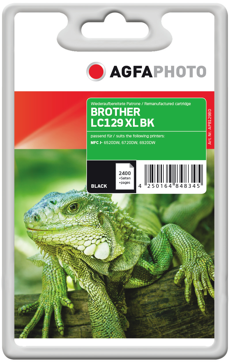 Image of AgfaPhoto APB129BD ink cartridge Black