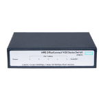 Hewlett Packard Enterprise OfficeConnect 1420 5G Unmanaged L2 Gigabit Ethernet (10/100/1000) Grey 1U