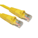 Cables Direct 0.5m Cat5e networking cable Yellow U/UTP (UTP)