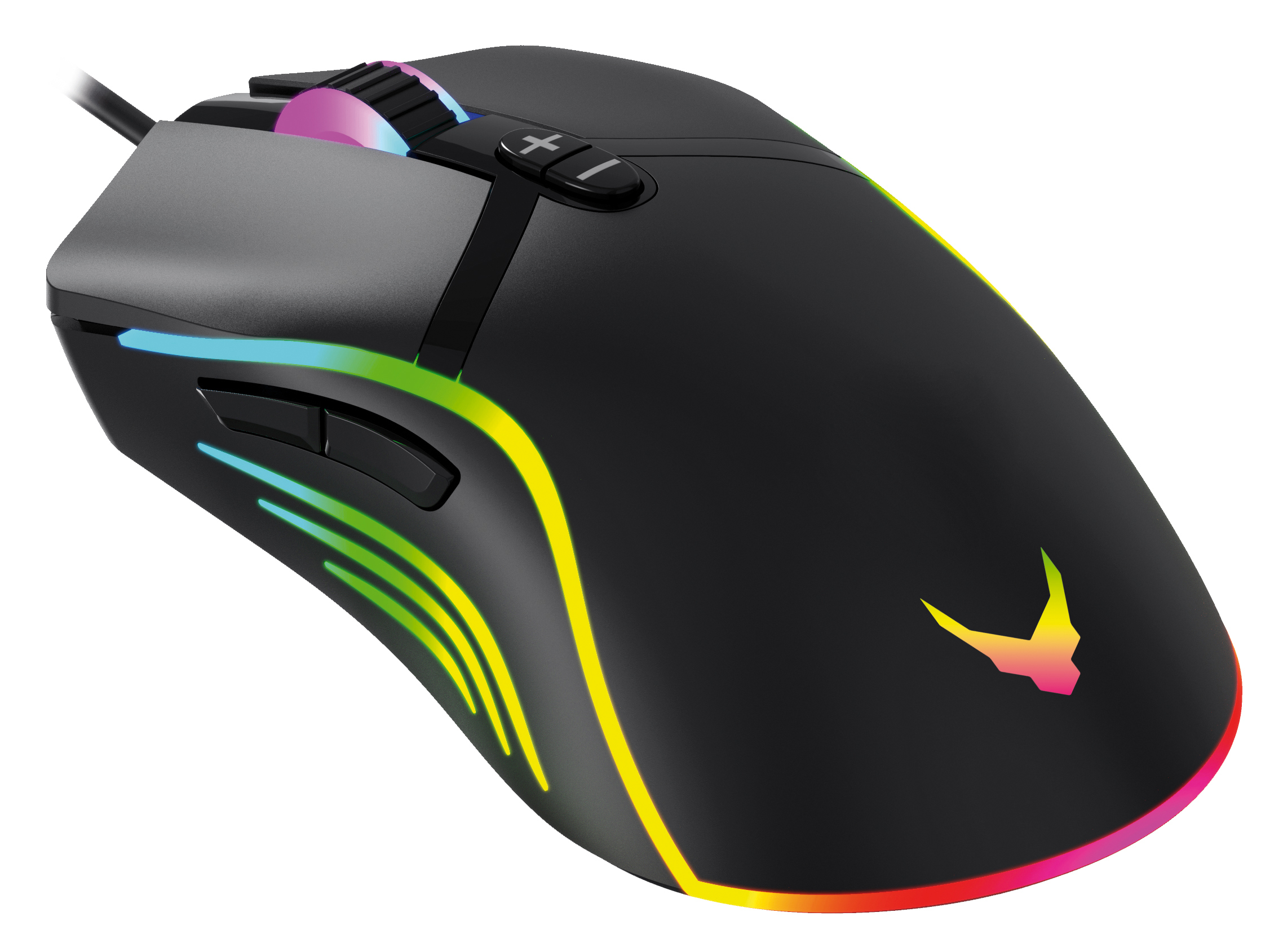Image of Varr Gaming USB Wired Mouse, Black (with massive amount of LED...