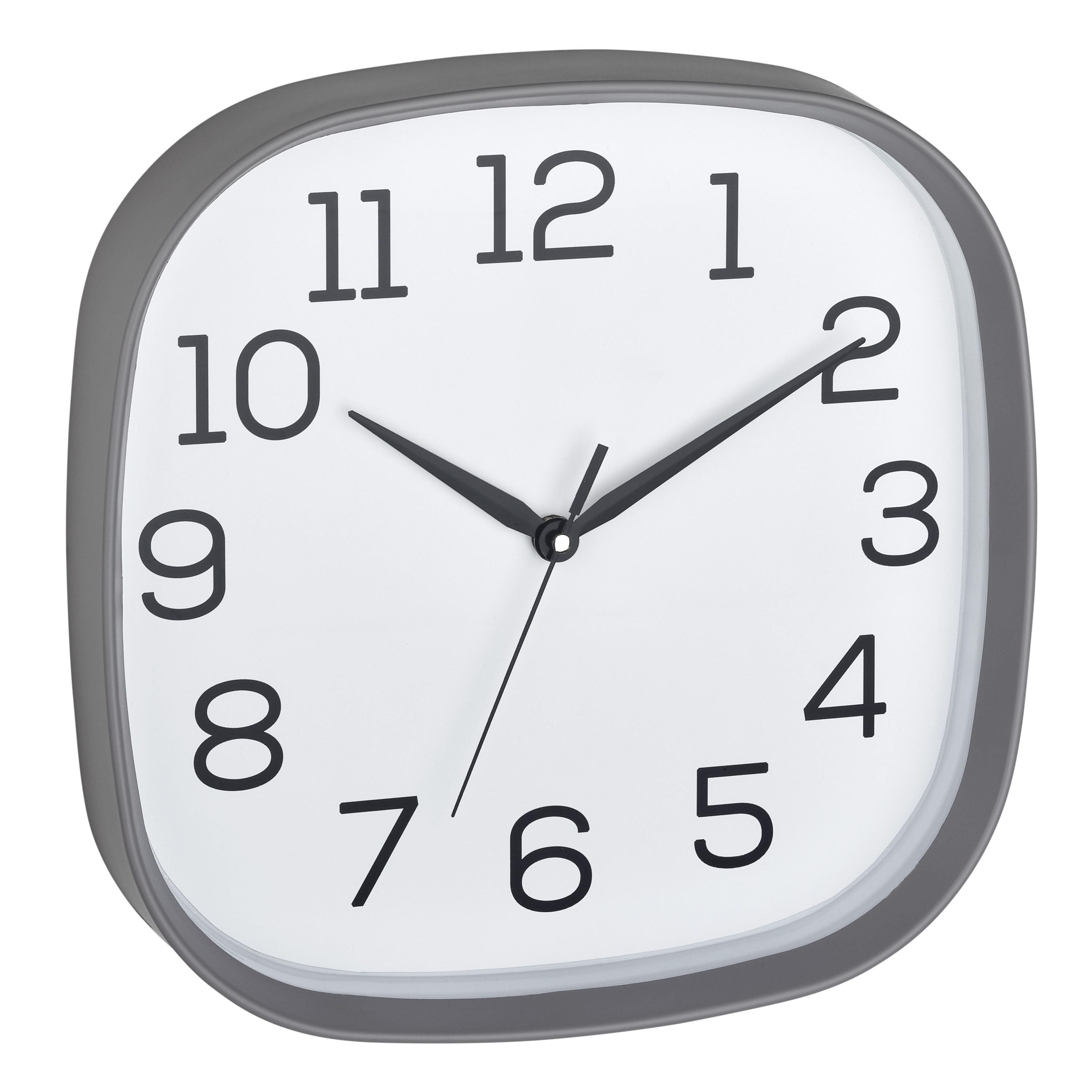 Image of TFA-Dostmann Analogue wall clock - AA - 1.5 V - Grey - White -...