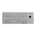 Active Key AK-4400-T Tastatur USB UK Englisch Weiß