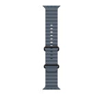 Apple Titanium Finish Band Blue Fluoroelastomer, Titanium