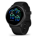 Garmin vívoactive 6 3.05 cm (1.2") AMOLED 42 mm Digital 390 x 390 pixels Touchscreen Black Wi-Fi GPS (satellite)