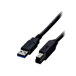 Comprehensive 3ft USB 3.0 M/M USB cable USB 3.2 Gen 1 (3.1 Gen 1) 35.8" (0.91 m) USB A USB B 4.8 Gbit/s Black