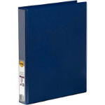 MARBIG CLEAR VIEW INSERT BINDER A4 2D RING 25MM BLUE