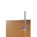 Lindy 450mm Desk Grommet Clamp Pole, Silver