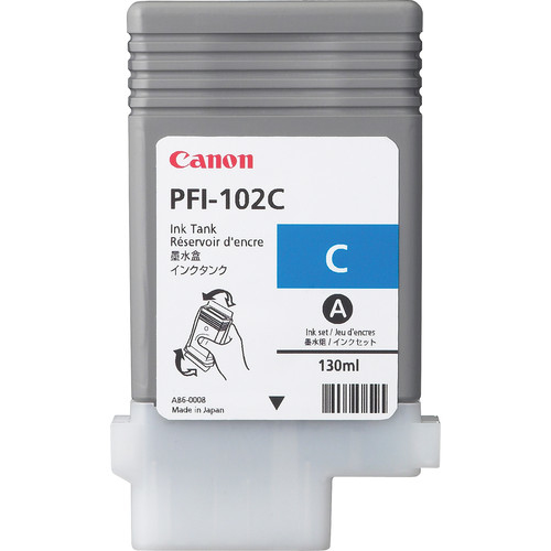 Image of Canon 0896B001/PFI-102C Ink cartridge cyan 130ml for Canon IPF...
